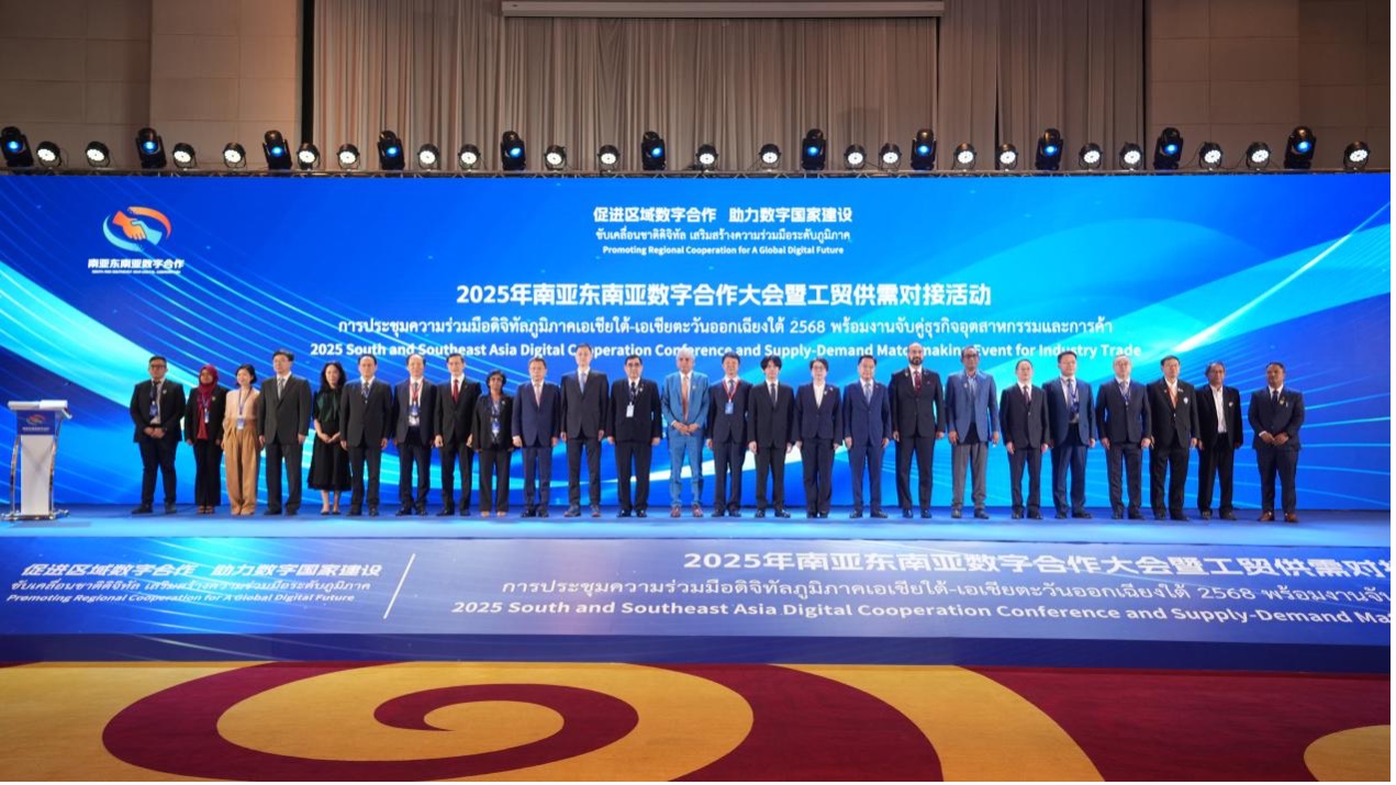 肖国刚博士出席2025年南亚东南亚数字合作大会